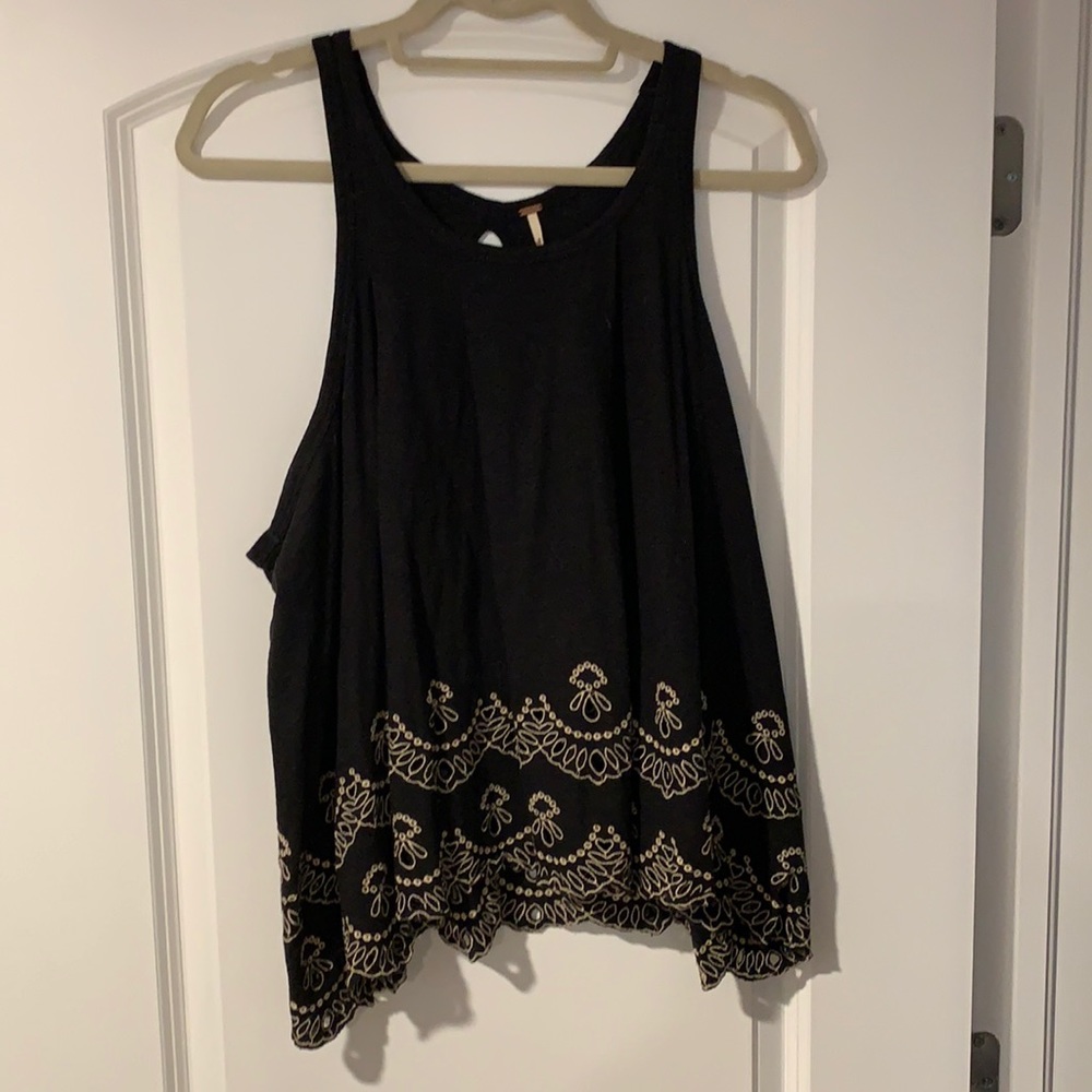 Flowy free people tank